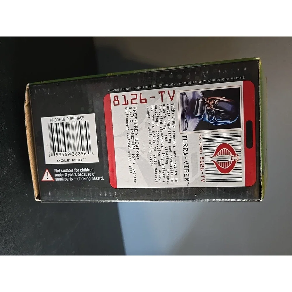 NEW G.I JOE RISE OF THE COBRA MOLE POD VEHICLE WITH TERRA VIPER FIGURE - Picture 8 of 8